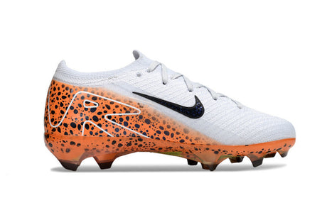 Nike Mercurial Vapor 16 Elite Enfant FG - White/Orange Leopard