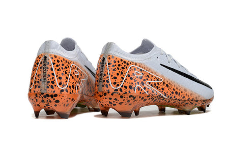 Nike Mercurial Vapor 16 Elite Enfant FG - White/Orange Leopard