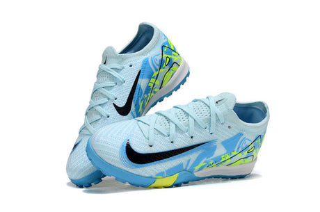 Nike Mercurial Vapor 16 Elite Enfant TF - Light Blue/Volt Graphic