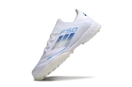 Adidas F50 Bambino TF - White/Blue
