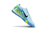 Nike Mercurial Vapor 16 Elite Enfant TF - Light Blue/Volt Graphic