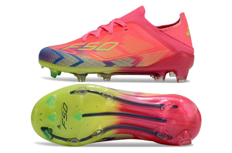 Adidas F50 Enfant FG - Coral/Purple