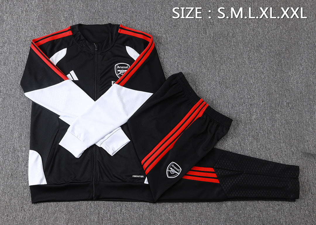 Arsenal 2026/27 Tracksuit - Black/White