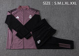 Real Madrid 2026/27 Tracksuit - Grey/Purple