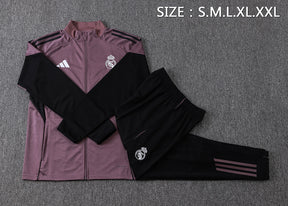 Real Madrid 2026/27 Tracksuit - Grey/Purple