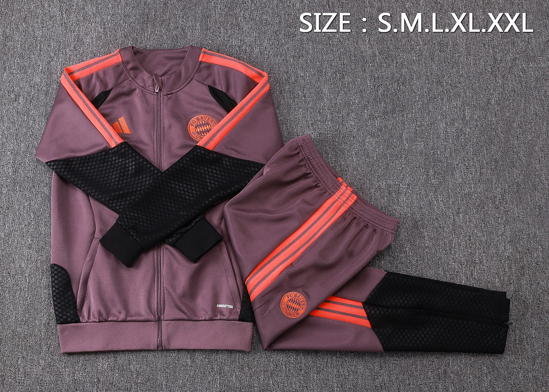 Bayern Munich 2026/27 Tracksuit - Grey/Purple
