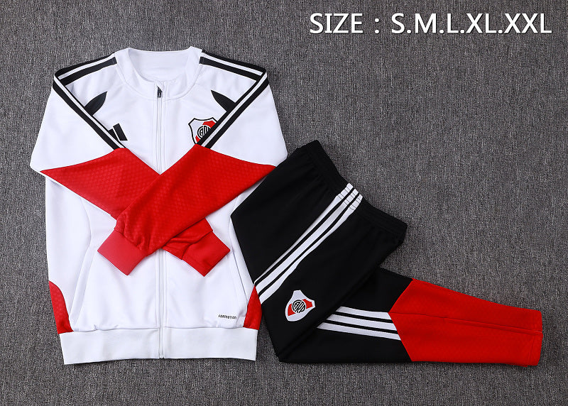 River Plate 2026/27 Tracksuit - White/Black
