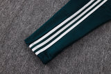 Real Madrid 2026/27 Tracksuit - Dark Green/White