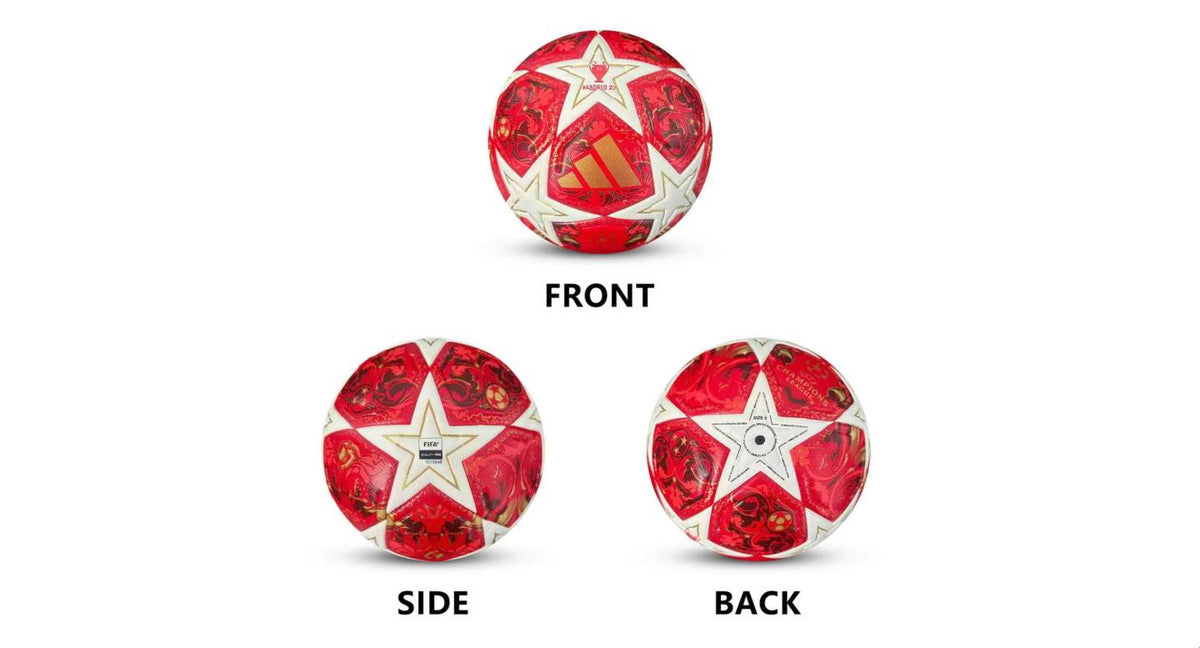 UEFA Champions League Final Madrid 2027 Ball - front, side and back